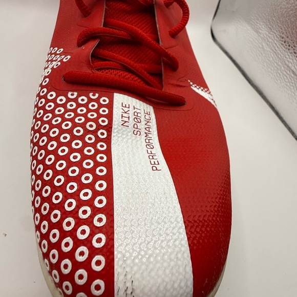 Nike Force Zoom Trout 7 Elite Baseball Cleats Red White Metal Spikes Men’s Sz 13 - Picture 12 of 15